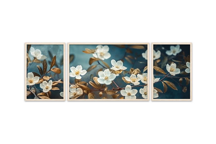Wallity Huhu312 - Conjunto de 3 Cuadros Decorativos Multicolor